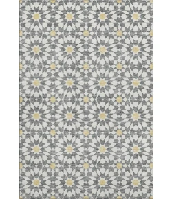 Addison Mayfield Gray AMF734 - 8ft. Round Rug