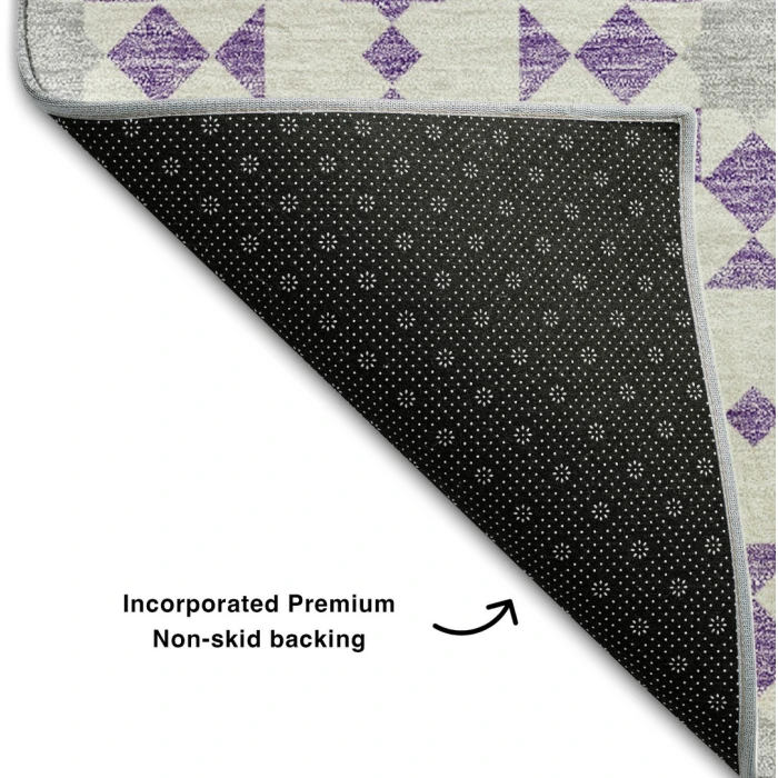 Addison Mayfield Purple AMF734 8ft. x 10ft. Rect. Rug