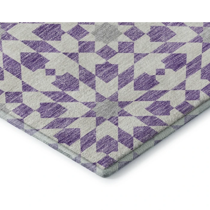 Addison Mayfield Purple AMF734 8ft. x 10ft. Rect. Rug