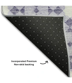 Addison Mayfield Purple AMF734 2ft. 3in. x 7ft. 6in. Rect. Rug