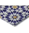 Addison Mayfield Blue AMF734 - 8ft. Round Rug