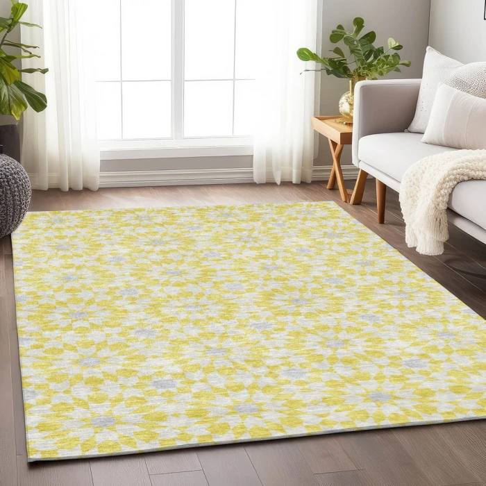 Addison Mayfield Gold AMF734 9ft. x 12ft. Rect. Rug