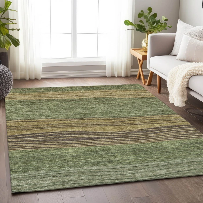 Addison Mayfield Green AMF735 2ft. 3in. x 7ft. 6in. Rect. Rug