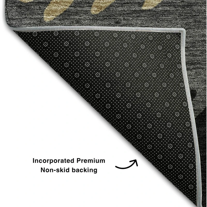 Addison Mayfield Black AMF736 2ft. 3in. x 7ft. 6in. Rect. Rug