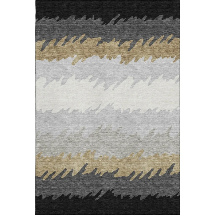 Addison Mayfield Black AMF736 9ft. x 12ft. Rect. Rug