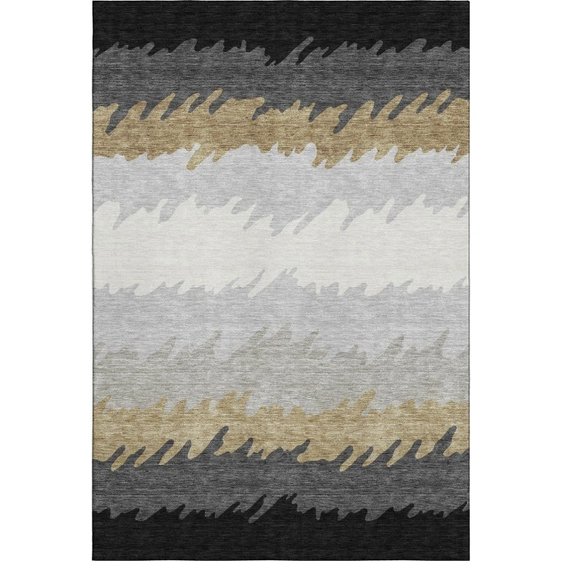 Addison Mayfield Black AMF736 2ft. 3in. x 7ft. 6in. Rect. Rug