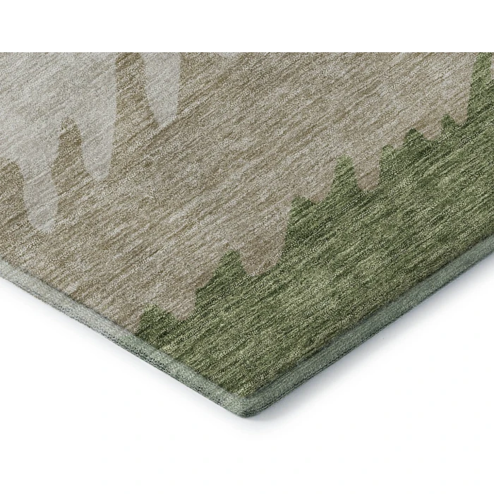 Addison Mayfield Green AMF736 2ft. 3in. x 7ft. 6in. Rect. Rug