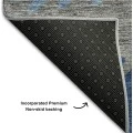 Addison Mayfield Blue AMF736 - 8ft. Round Rug