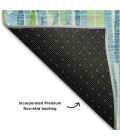 Addison Mayfield Teal AMF739 5ft. x 7ft. 6in. Rect. Rug