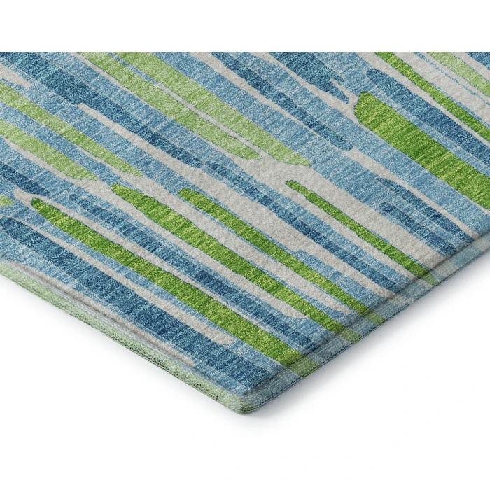 Addison Mayfield Teal AMF739 5ft. x 7ft. 6in. Rect. Rug