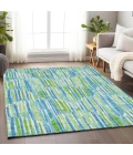 Addison Mayfield Teal AMF739 5ft. x 7ft. 6in. Rect. Rug