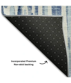 Addison Mayfield Blue AMF739 - 8ft. Round Rug