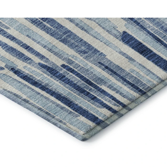 Addison Mayfield Blue AMF739 - 8ft. Round Rug
