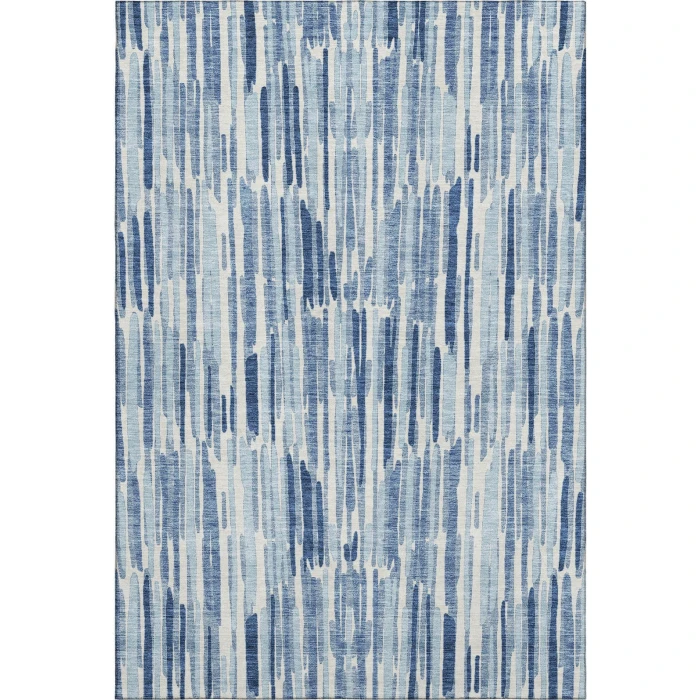 Addison Mayfield Blue AMF739 - 8ft. Round Rug