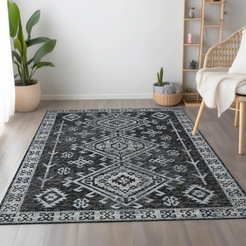 Addison Mayfield Gray AMF73 - 8ft. Round Rug