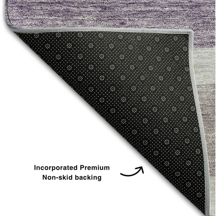 Addison Mayfield Purple AMF740 - 8ft. Round Rug