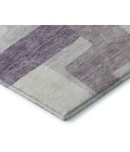 Addison Mayfield Purple AMF740 - 8ft. Round Rug