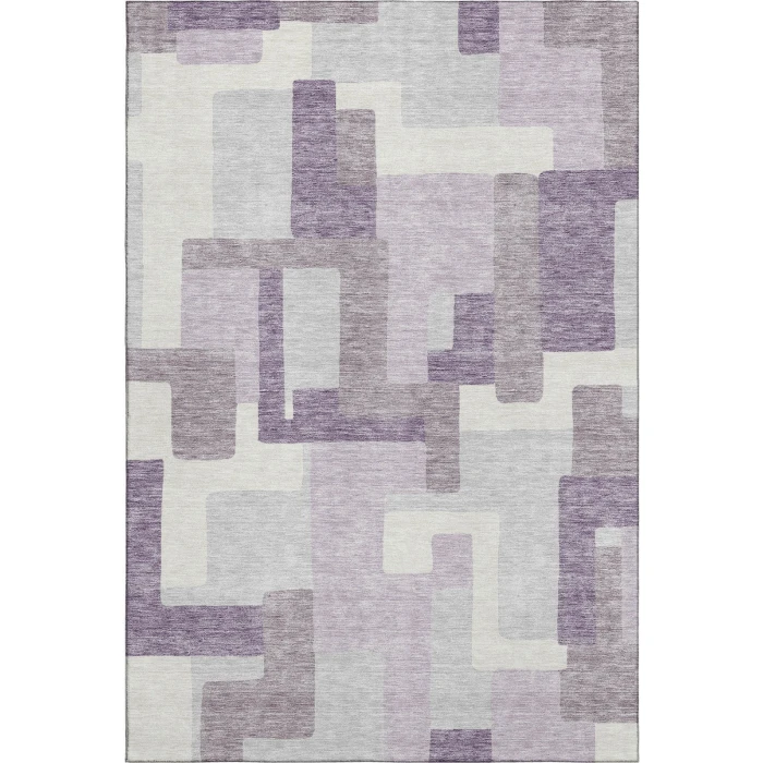 Addison Mayfield Purple AMF740 - 8ft. Round Rug