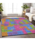 Addison Mayfield Purple AMF740 2ft. 3in. x 7ft. 6in. Rect. Rug