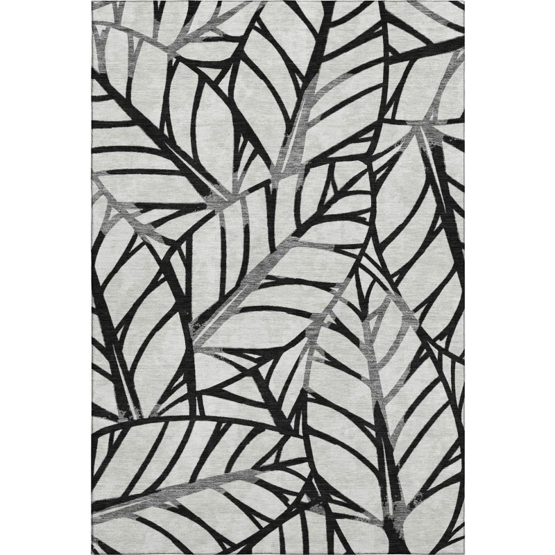 Addison Mayfield Black AMF741 - 8ft. Round Rug