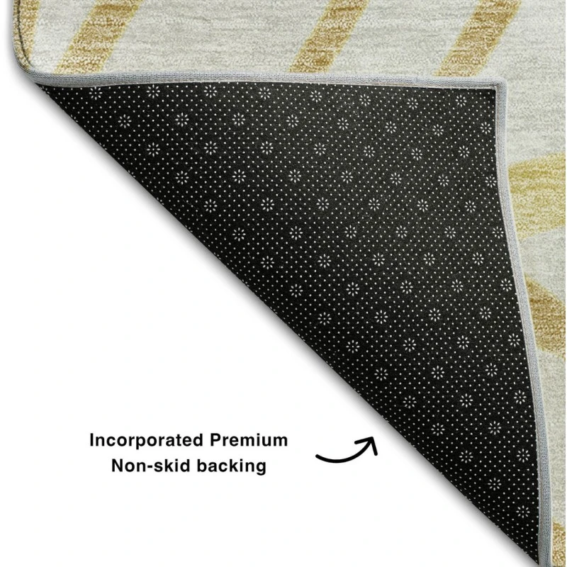 Addison Mayfield Gold AMF741 2ft. 3in. x 7ft. 6in. Rect. Rug