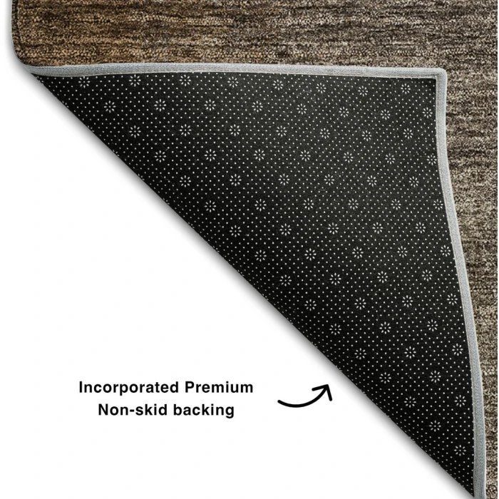 Addison Mayfield Brown AMF742 - 8ft. Round Rug
