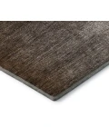 Addison Mayfield Brown AMF742 - 8ft. Round Rug