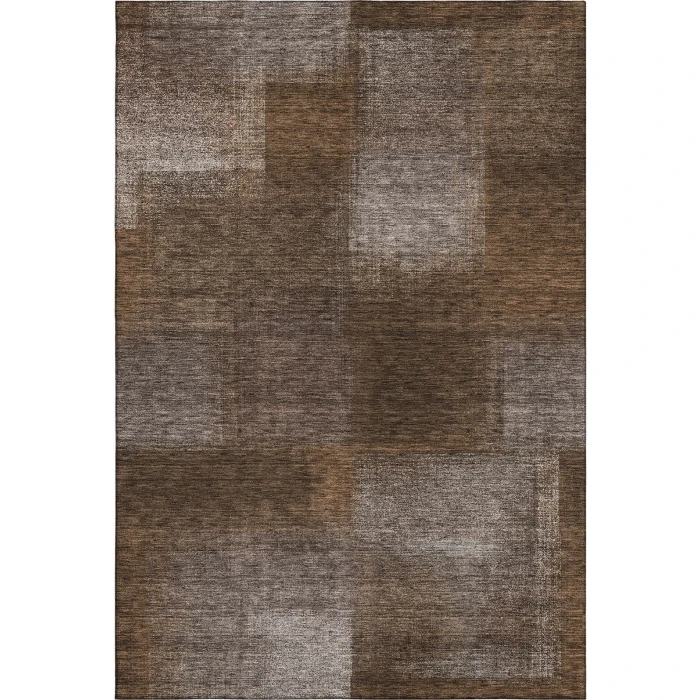 Addison Mayfield Brown AMF742 - 8ft. Round Rug
