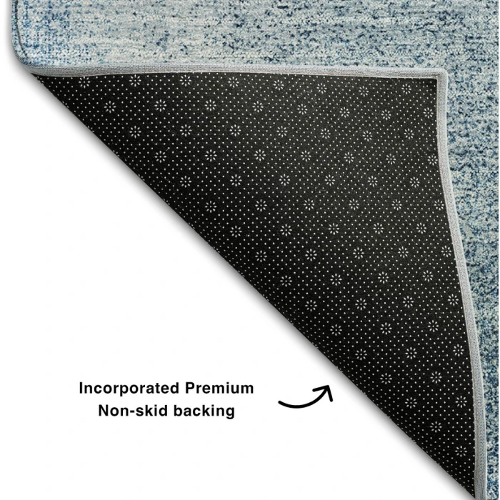 Addison Mayfield Blue AMF742 - 8ft. Round Rug