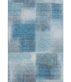 Addison Mayfield Blue AMF742 - 8ft. Round Rug