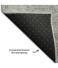Addison Mayfield Gray AMF742 - 8ft. Round Rug