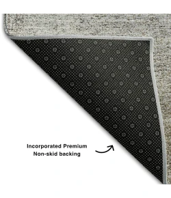 Addison Mayfield Gray AMF742 - 8ft. Round Rug