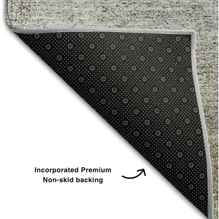 Addison Mayfield Gray AMF742 - 8ft. Round Rug