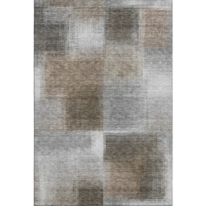 Addison Mayfield Gray AMF742 - 8ft. Round Rug
