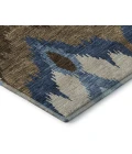 Addison Mayfield Blue AMF743 - 8ft. Round Rug