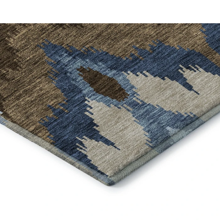 Addison Mayfield Blue AMF743 - 8ft. Round Rug