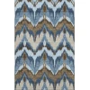 Addison Mayfield Blue AMF743 - 8ft. Round Rug