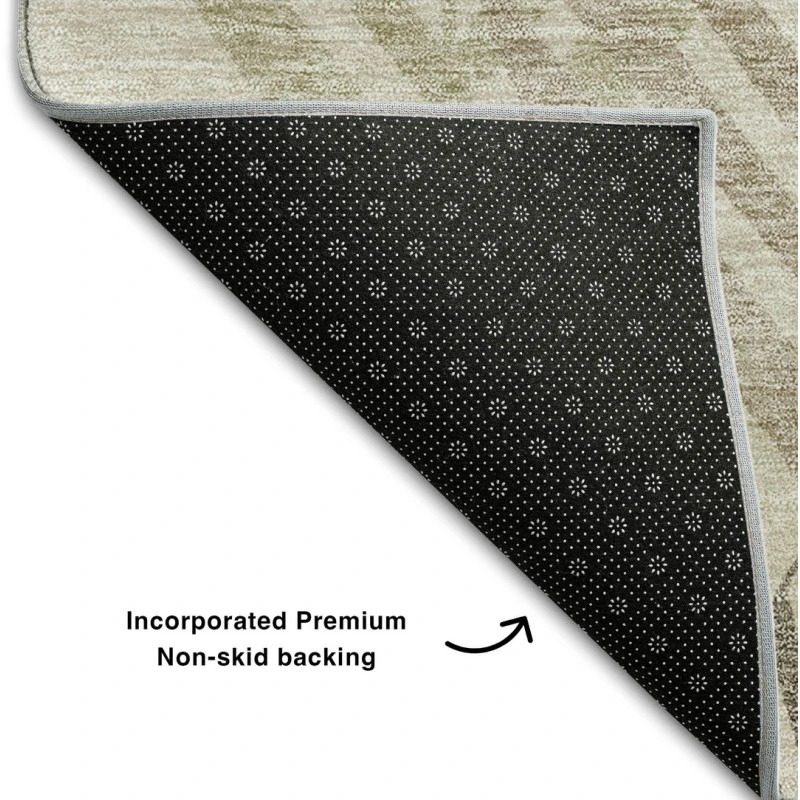 Addison Mayfield Brown AMF744 - 8ft. Round Rug
