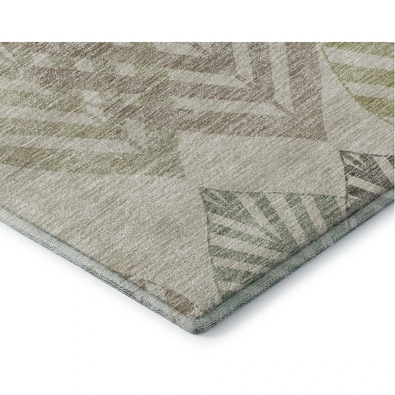 Addison Mayfield Brown AMF744 - 8ft. Round Rug