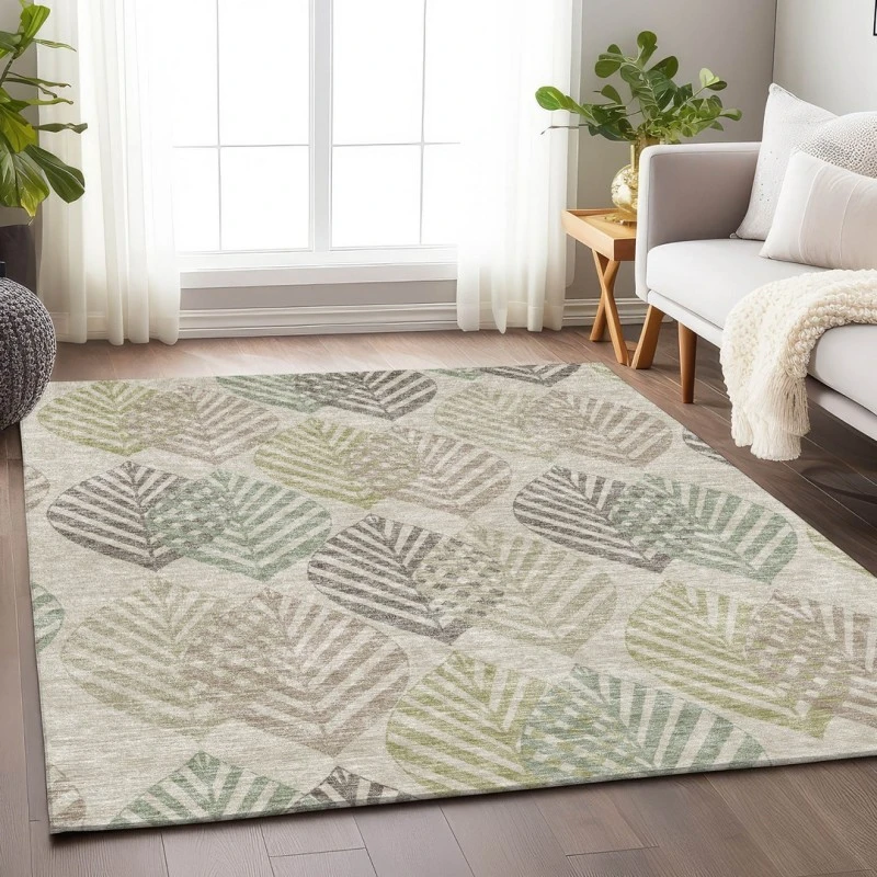 Addison Mayfield Brown AMF744 - 8ft. Round Rug