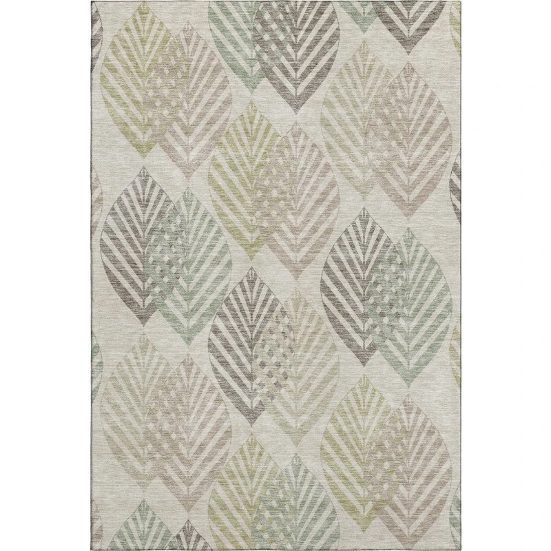 Addison Mayfield Brown AMF744 - 8ft. Round Rug