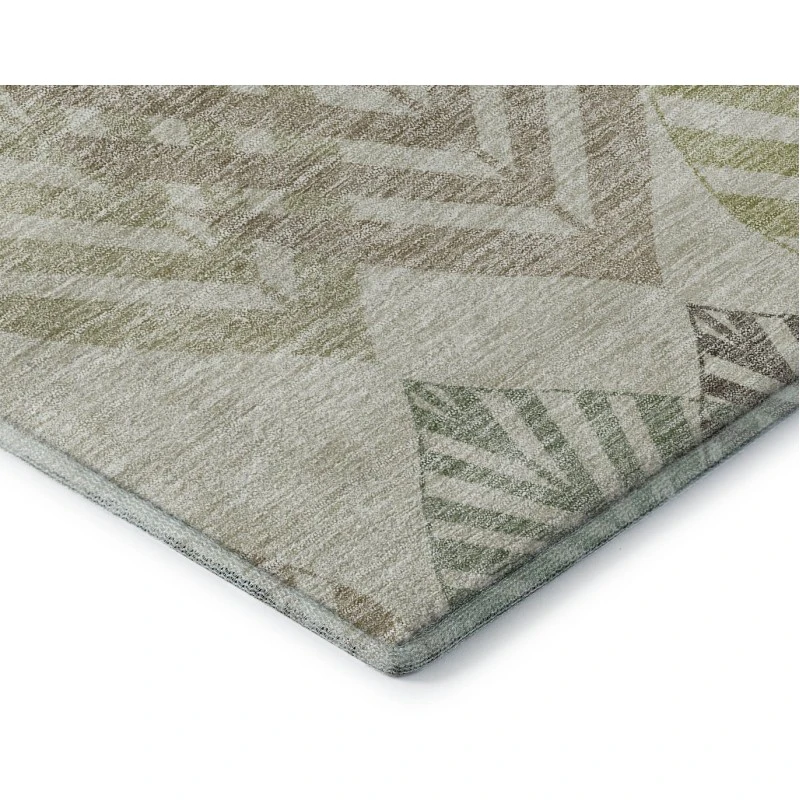 Addison Mayfield Brown AMF744 - 8ft. Round Rug