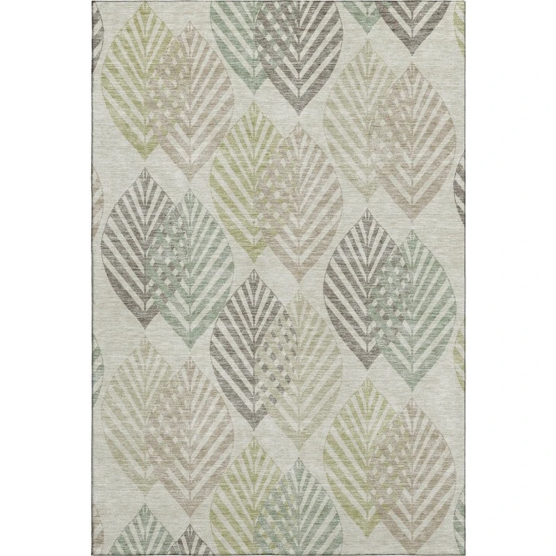 Addison Mayfield Brown AMF744 - 8ft. Round Rug