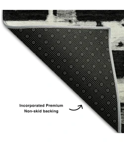 Addison Mayfield Black AMF745 9ft. x 12ft. Rect. Rug