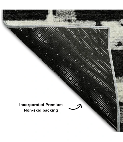 Addison Mayfield Black AMF745 9ft. x 12ft. Rect. Rug