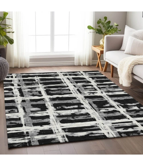 Addison Mayfield Black AMF745 9ft. x 12ft. Rect. Rug