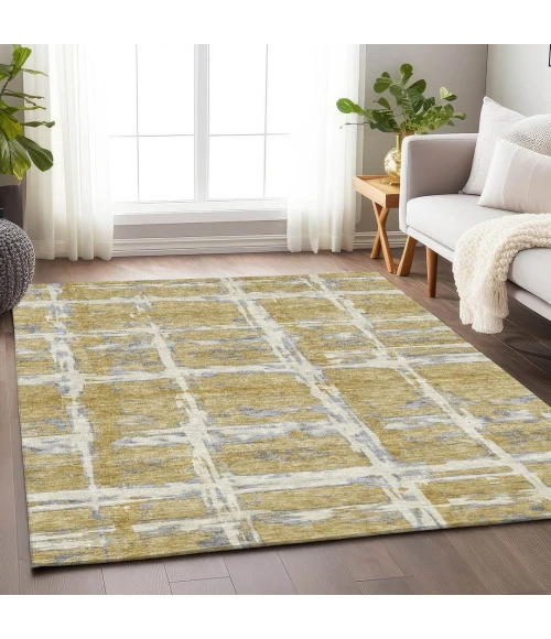 Addison Mayfield Gold AMF745 9ft. x 12ft. Rect. Rug