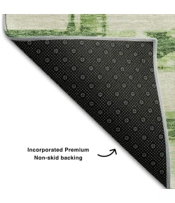 Addison Mayfield Green AMF745 2ft. 3in. x 7ft. 6in. Rect. Rug