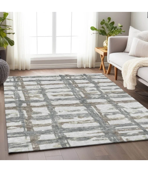Addison Mayfield Gray AMF745 9ft. x 12ft. Rect. Rug