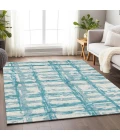 Addison Mayfield Teal AMF745 9ft. x 12ft. Rect. Rug